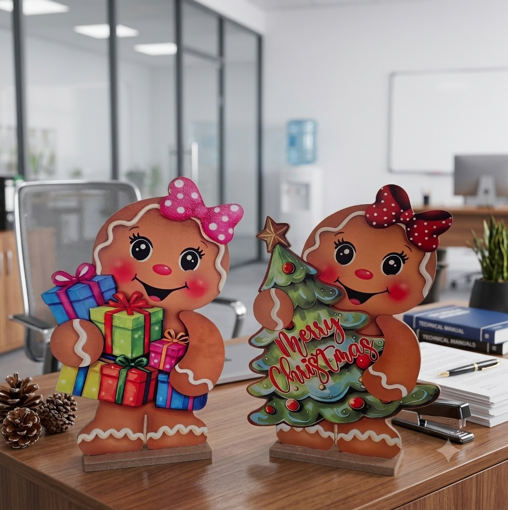 Christmas Gingerbread Man Sign - Image 2