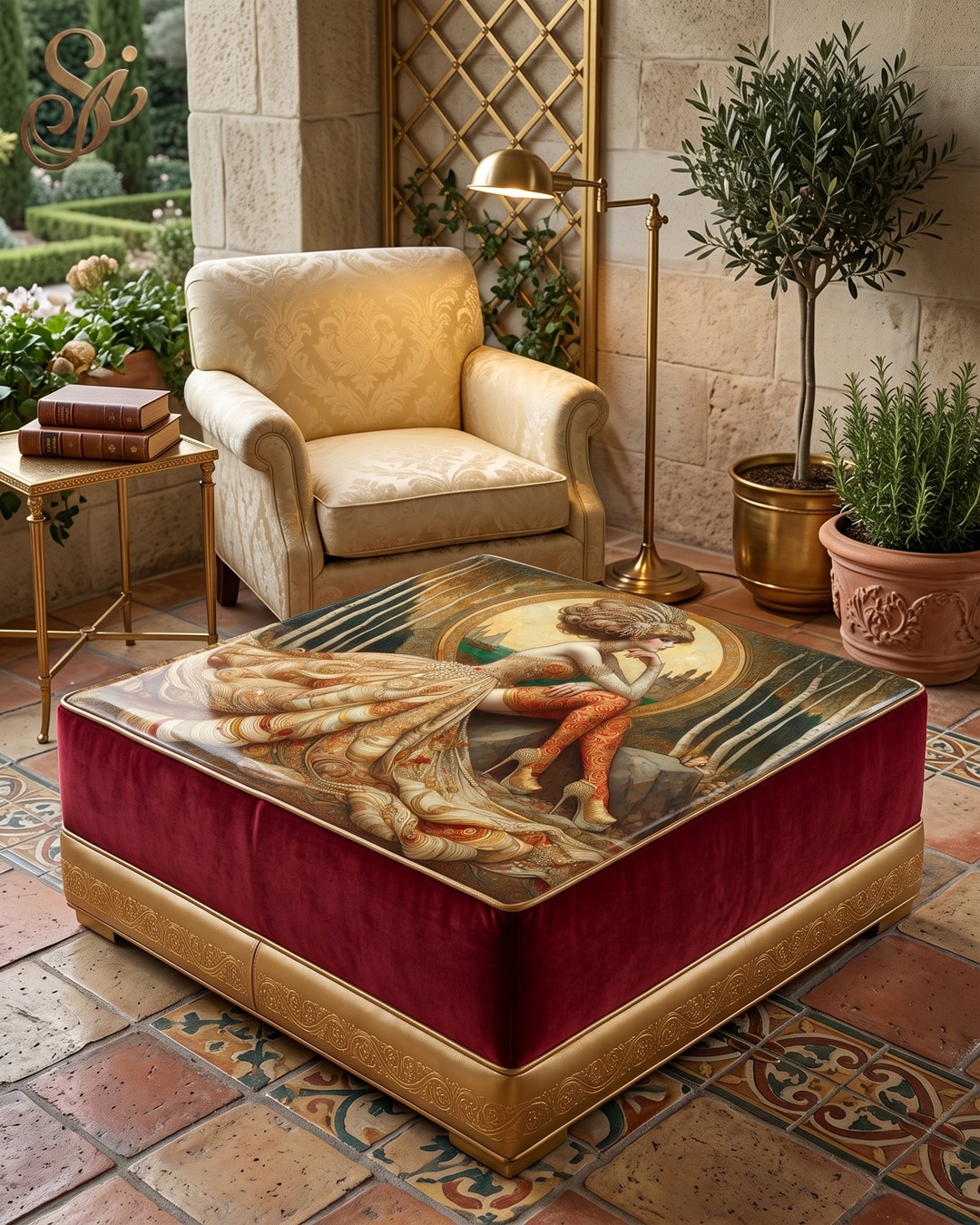 Ladies of Imperial Gold Fibre Decoupage Sheets - Image 3