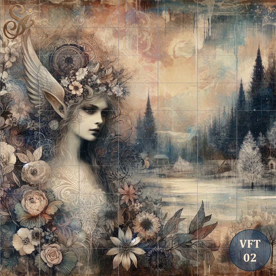Vintage Fairy Tales Fibre Decoupage Sheets - Image 8