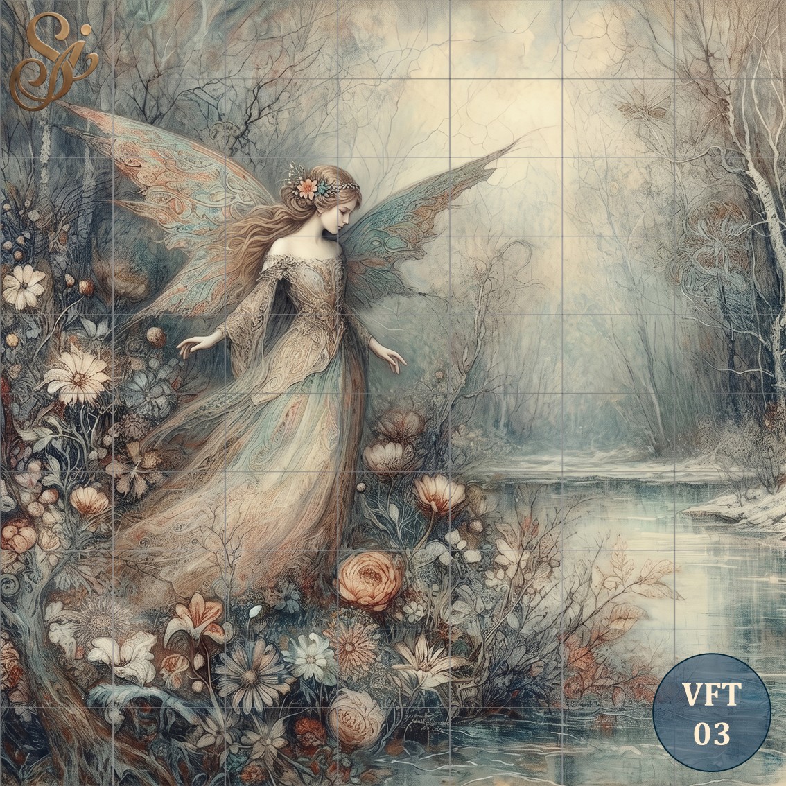 Vintage Fairy Tales Fibre Decoupage Sheets - Image 9
