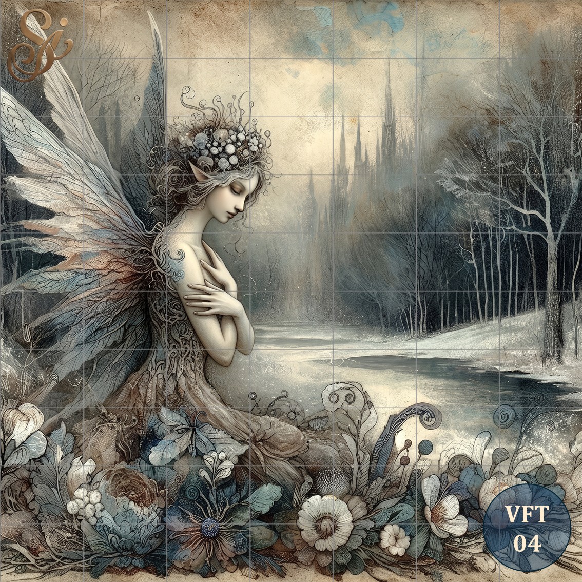 Vintage Fairy Tales Fibre Decoupage Sheets - Image 10