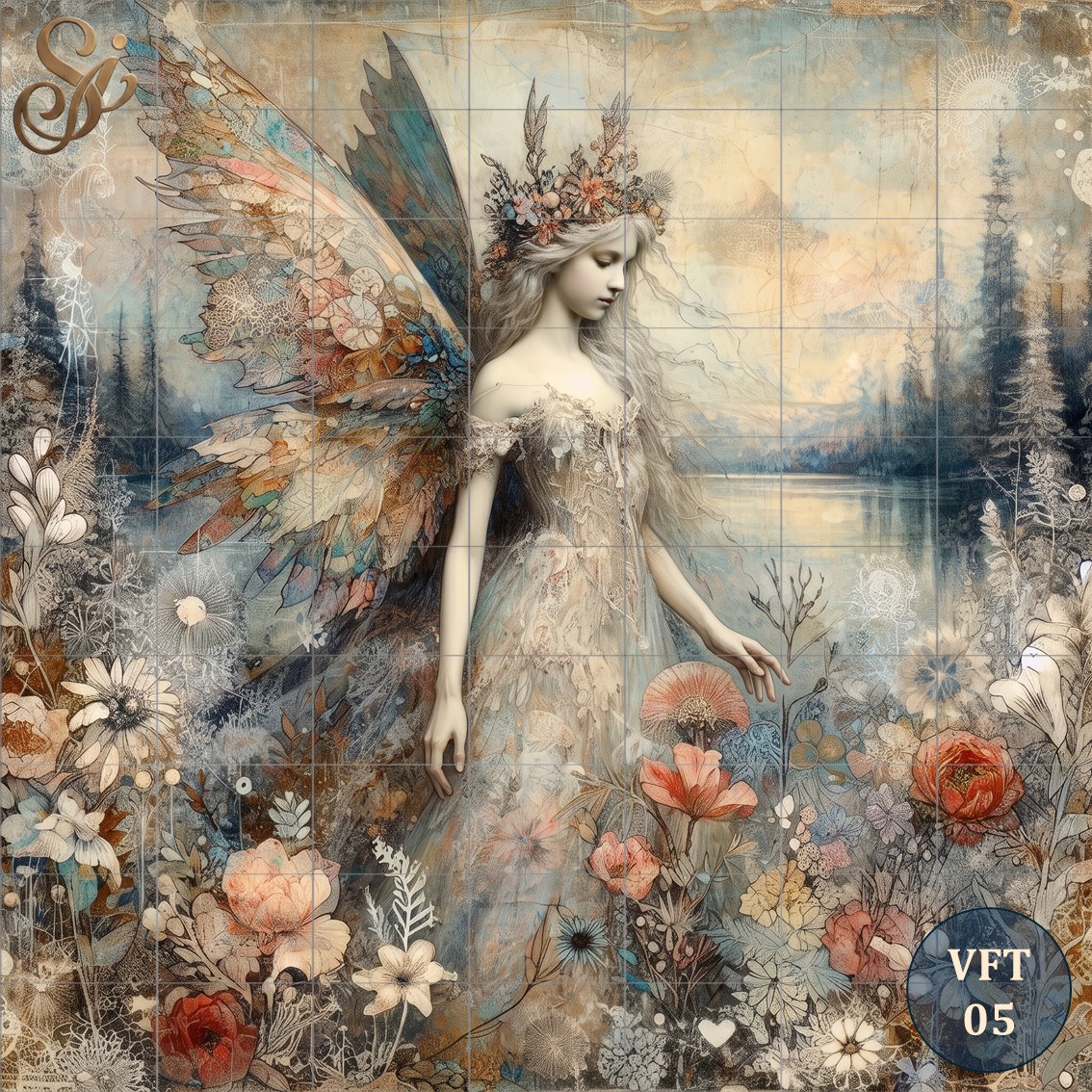 Vintage Fairy Tales Fibre Decoupage Sheets - Image 11