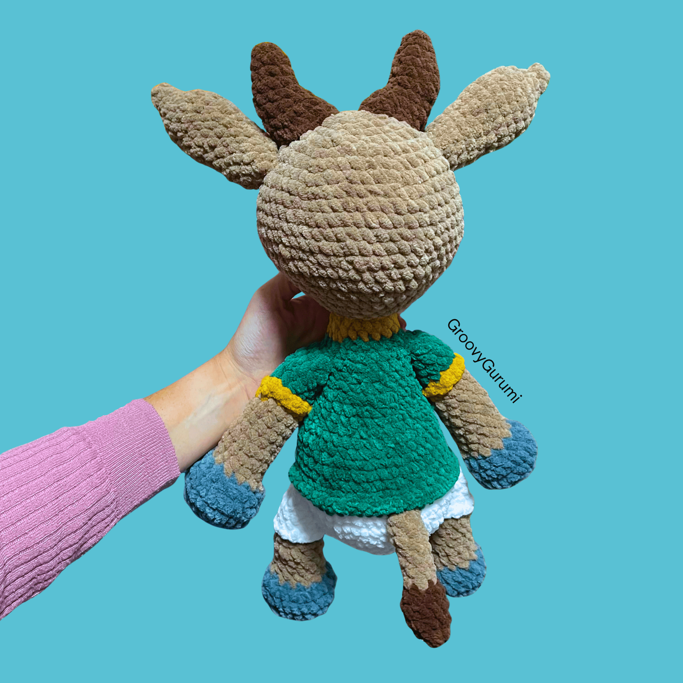 Crochet Springbok Plushie - Image 4