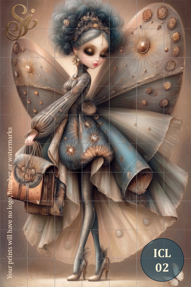 Imperial Court Ladies Fibre Decoupage Sheets - Image 6