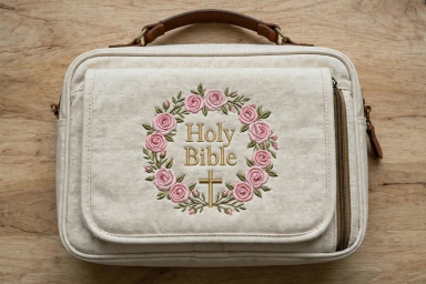 Personalised Canvas Book Bag - Image 9