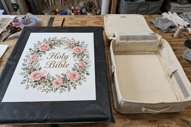 Personalised Canvas Book Bag - Image 7