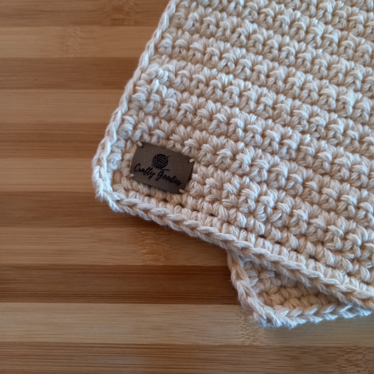 100% Cotton Natural Potholder Set - Image 2