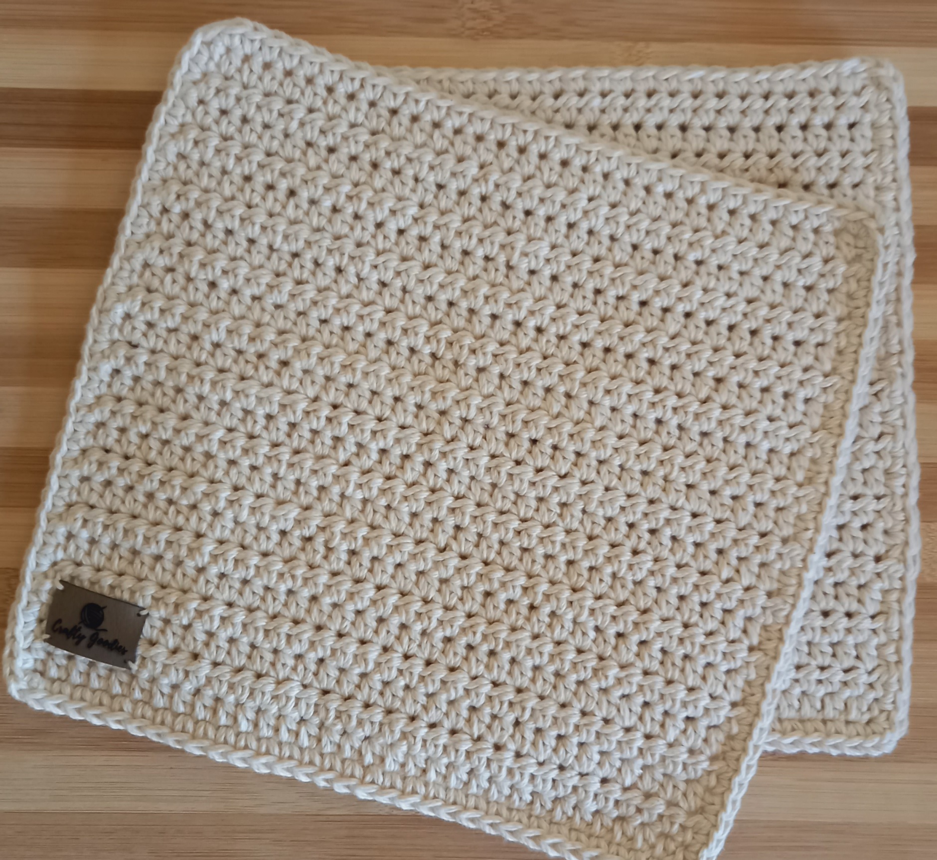 100% Cotton Natural Dishcloths Set - Image 3