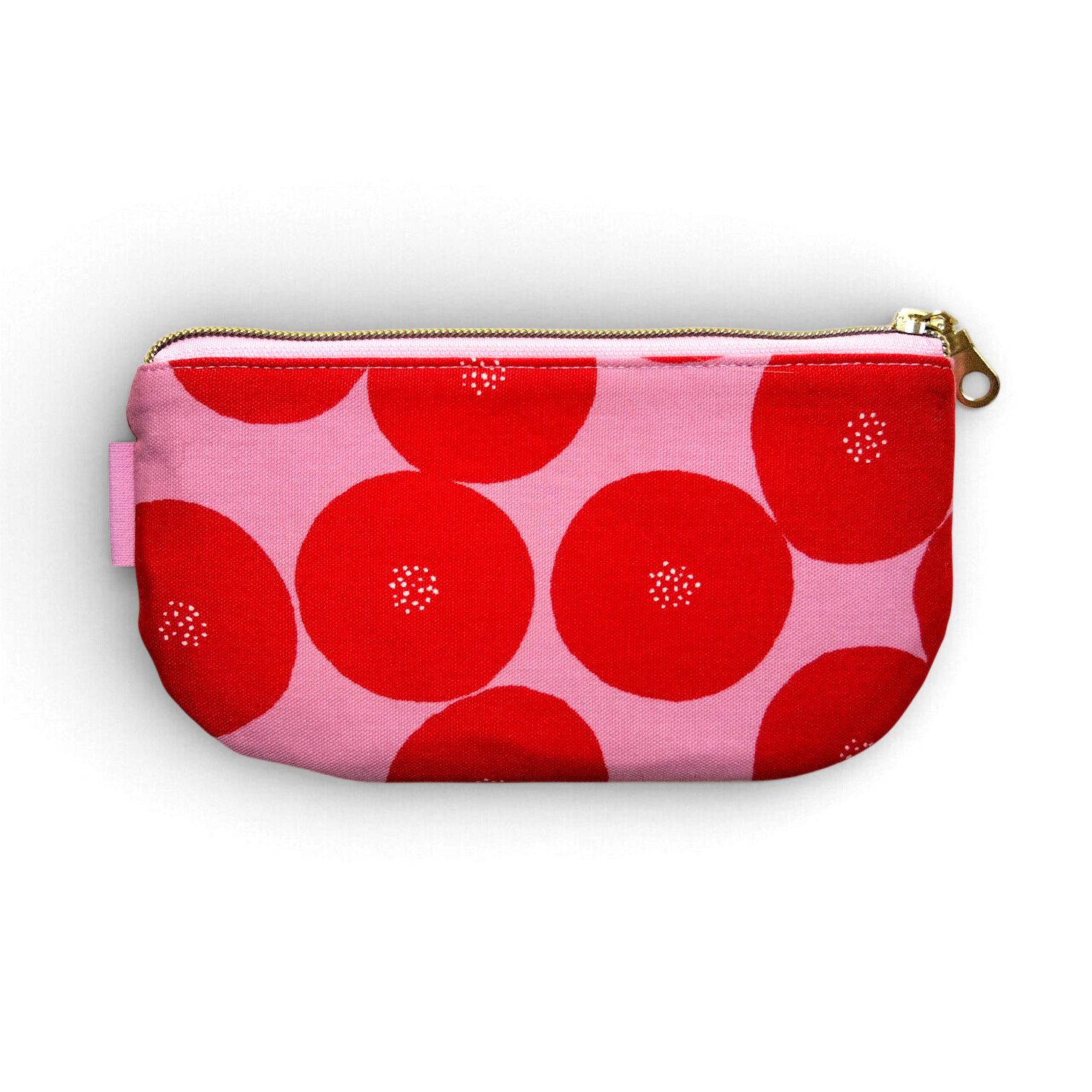 back_view_of_the_delulu_pink_tomato_and_polka_short_pouch